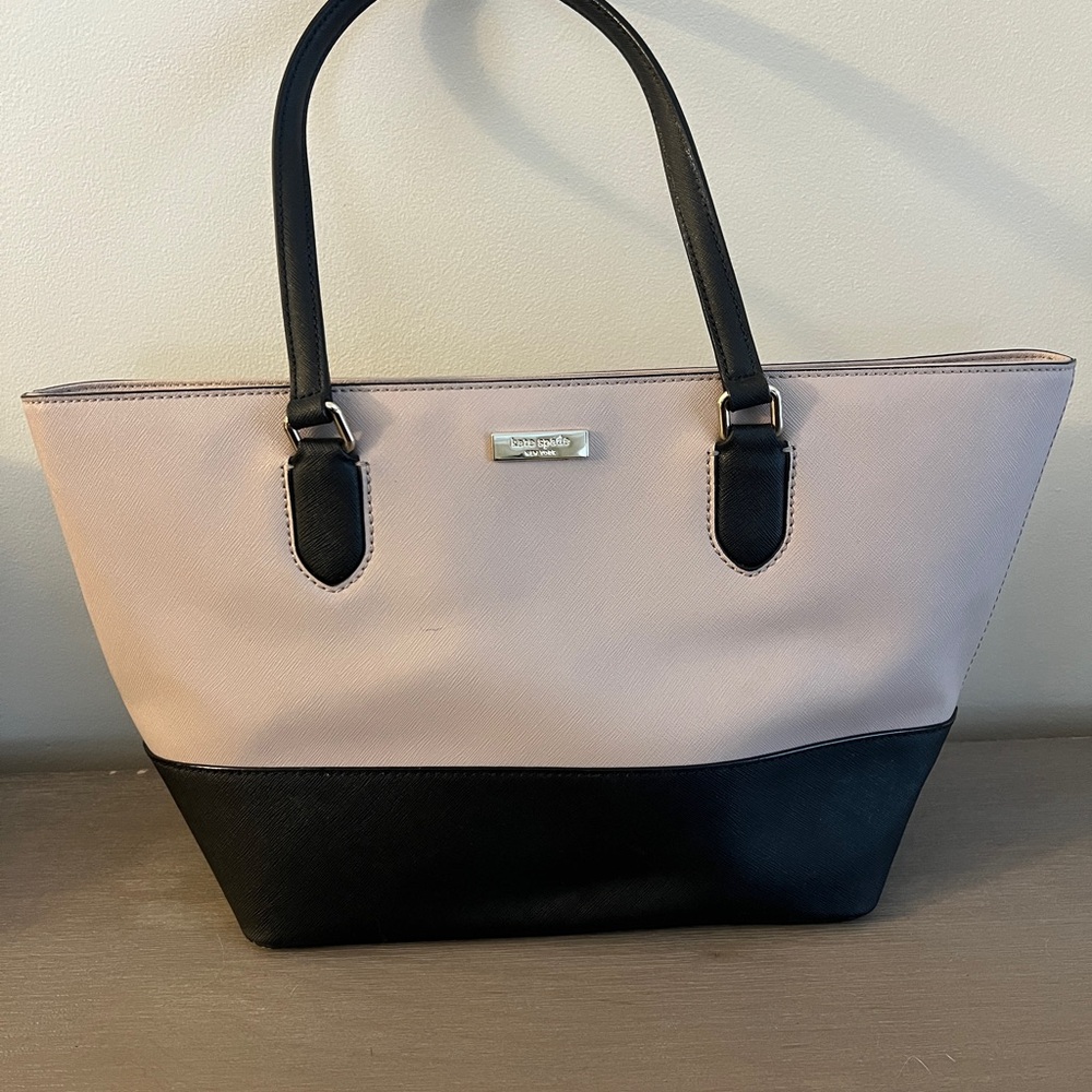 Kate Spade Black & Cream Tote Bag